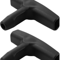 2 Packs Pull Cord Handle, Gasoline Engine Pull Starter Handle Grip, Lawn Mower Pull Handle for Generator, Chainsaw, Trimmer Edger Brush Cutter Engine Parts, 2.84Inch Long and 0.65Inch Width Handle
