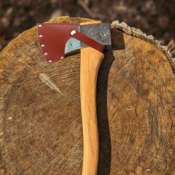 Alternative view of Leather Axe Sheath, Adjustable Hatchet Head Sheath, Durable Hatchet Blade Protector Case Cover Great Camping Accessories for Lumberjack Outdoors Work Essentials, Brown