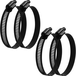 Worm Gear Hose Clamp 52-76mm Stainless Steel 4pc