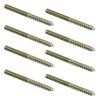 Hanger Bolts 3/8-16 x 4 Inch Carbon Steel 8 Pack