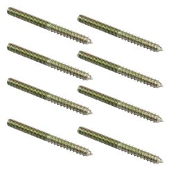 Hanger Bolts 3/8-16 x 4 Inch Carbon Steel 8 Pack