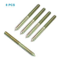 Alternative view of Hanger Bolts 3/8-16 x 4 Inch Carbon Steel 8 Pack