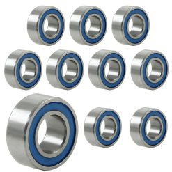MR105-2RS Ball Bearings 10 Pack, 4mm ID x 9mm OD