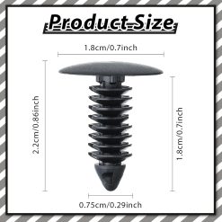 Alternative view of 150 Pack Honeycomb Laser Bed Hold Down Pins 7.5-8mm