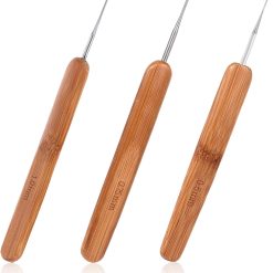 Dreadlock Crochet Hook Set, 3 Pieces 0.5-1.0mm