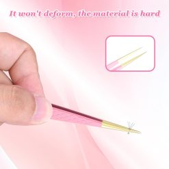 Alternative view of Eyelash Extension Tweezers Set, Bent and Straight Tips
