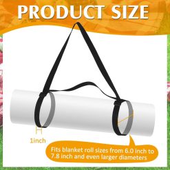 Alternative view of Blanket Strap Carrier with Shoulder Strap, 2 Pack
