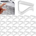 Tablecloth Clips Transparent Large 24 Pack