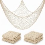 Decorative Fish Net 2 Pack Nautical Party Backdrop