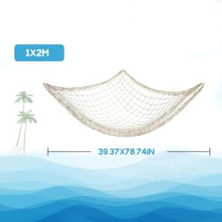 Alternative view of Decorative Fish Net 2 Pack Nautical Party Backdrop