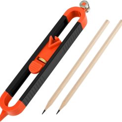 1 Pack Precise Contour Scribe Tool with 2 Pencil, Upgrade Contour Measuring Tool with Adjustable Lock for Woodworking Finish Carpenter, DIY Handyman, Construction
