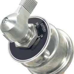 Battery Disconnect Switch 12V - 48V, Master Battery Switch Disconnect Power Cut Shut Off for Car, RV and Boat (200A, On/Off)