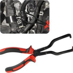 Fuel Line Pliers,Heavy Duty 45#Steel Fuel Line Quick Disconnect Pliers Removal Tool with Non-Slip Handles,Universal Fuel Line Removal Tool