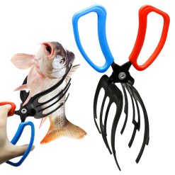 Fish Gripper Tool 3-Claw Metal Anti-Slip Fishing Pliers