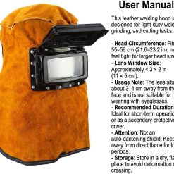 Alternative view of Welding Helmet with Flip-Open Lens and Leather Hood