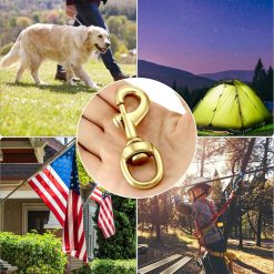 Flag Clip Swivel Spring Hook 4 Pack Heavy Duty Brass 14 V1258 DP02 B 2922 202604032150 06