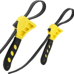 Adjustable rubber strap wrench set 24" & 19.7"