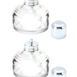 Alcohol Lamp 120ml Glass 2 Pack