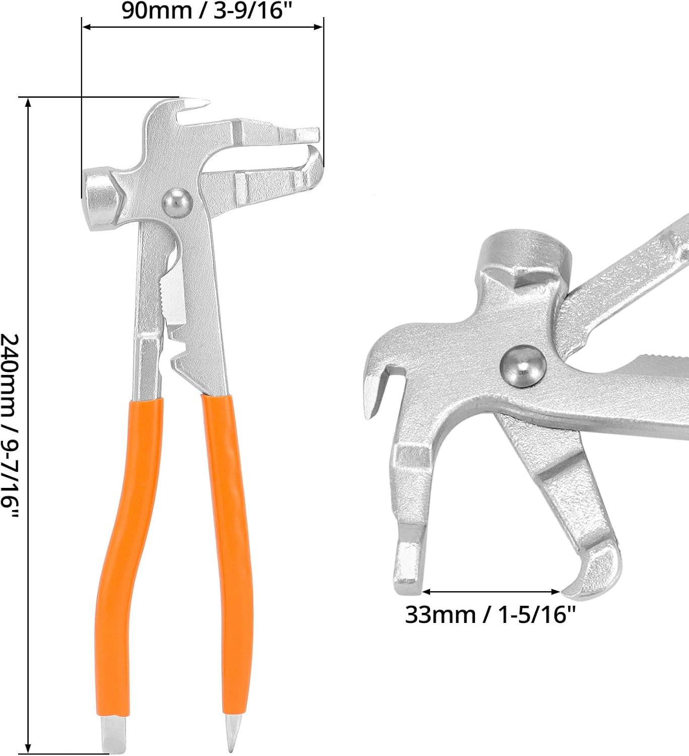 Wheel Weight Plier Hammer Tool for Clip-On Balance Rims 6 Wheel Weight Plier Hammer Tool for Clip-On Balance Rims - Image 6