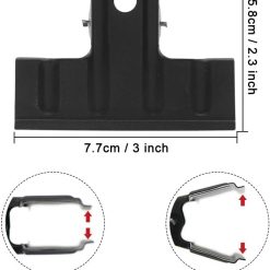 Black bull clips 3 inch metal paper clamp, pack of 10 14 V1258 DP02 B 2984 202604040120 06