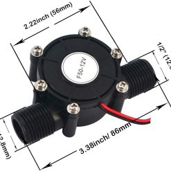 Alternative view of Micro water turbine generator 12V hydroelectric power