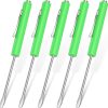 Magnetic Mini Pocket Screwdriver Set, 5 Pieces Green