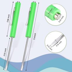 Alternative view of Magnetic Mini Pocket Screwdriver Set, 5 Pieces Green