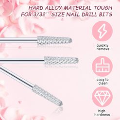 Alternative view of Cone Nail Drill Bits Set 3 Pieces 3/32 Inch Shank