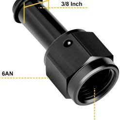 Alternative view of 6AN Female to 3/8 Barb Fitting Adapter - 2 Pack