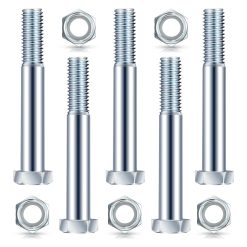 Grade 2 Shear Bolts for Rotary Cutters 1/2" x 3-1/2" 5 Pack