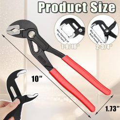 Alternative view of Water Pump Pliers 10 inch Adjustable Groove Joint