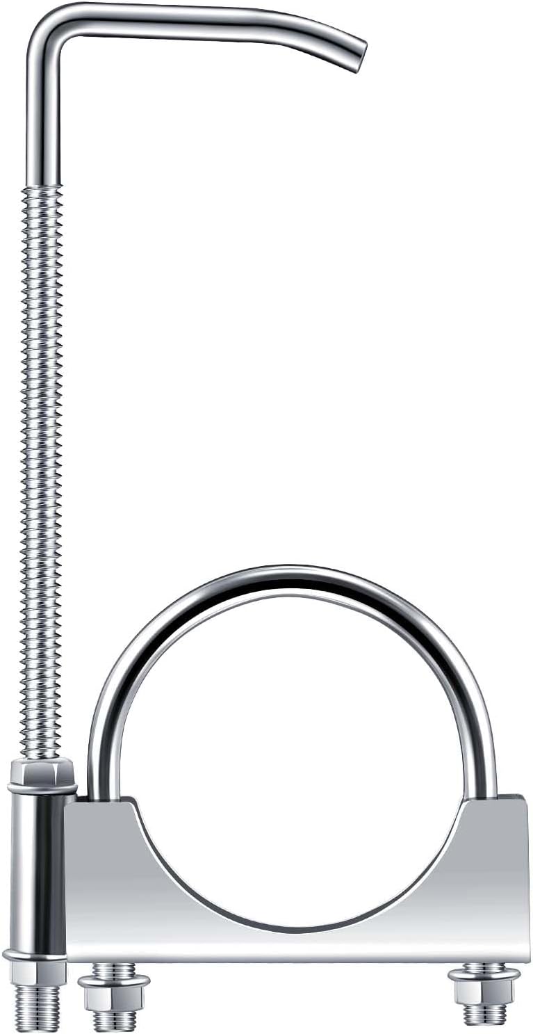 2.5 inch universal exhaust clamp with hanger 1 2.5 inch universal exhaust clamp with hanger