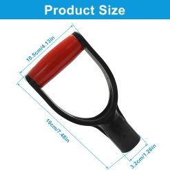 Alternative view of D Grip Snow Shovel Handle 32mm Inner Diameter