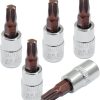 T30 Torx bit socket 1/4" drive 5-piece set