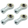 6mm rod end bearing self-lubricating M6 female thread, pack of 4
