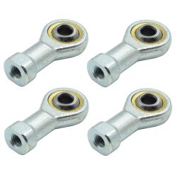 6mm rod end bearing self-lubricating M6 female thread, pack of 4