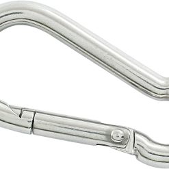 Alternative view of 4Pack 2 inch Flag Pole Snap Clip Hooks Flagpole Attachment Spring Snap Hook Stainless Steel Carabiner Clips Heavy Duty Quick Link Carabiners for Indoor & Outdoor
