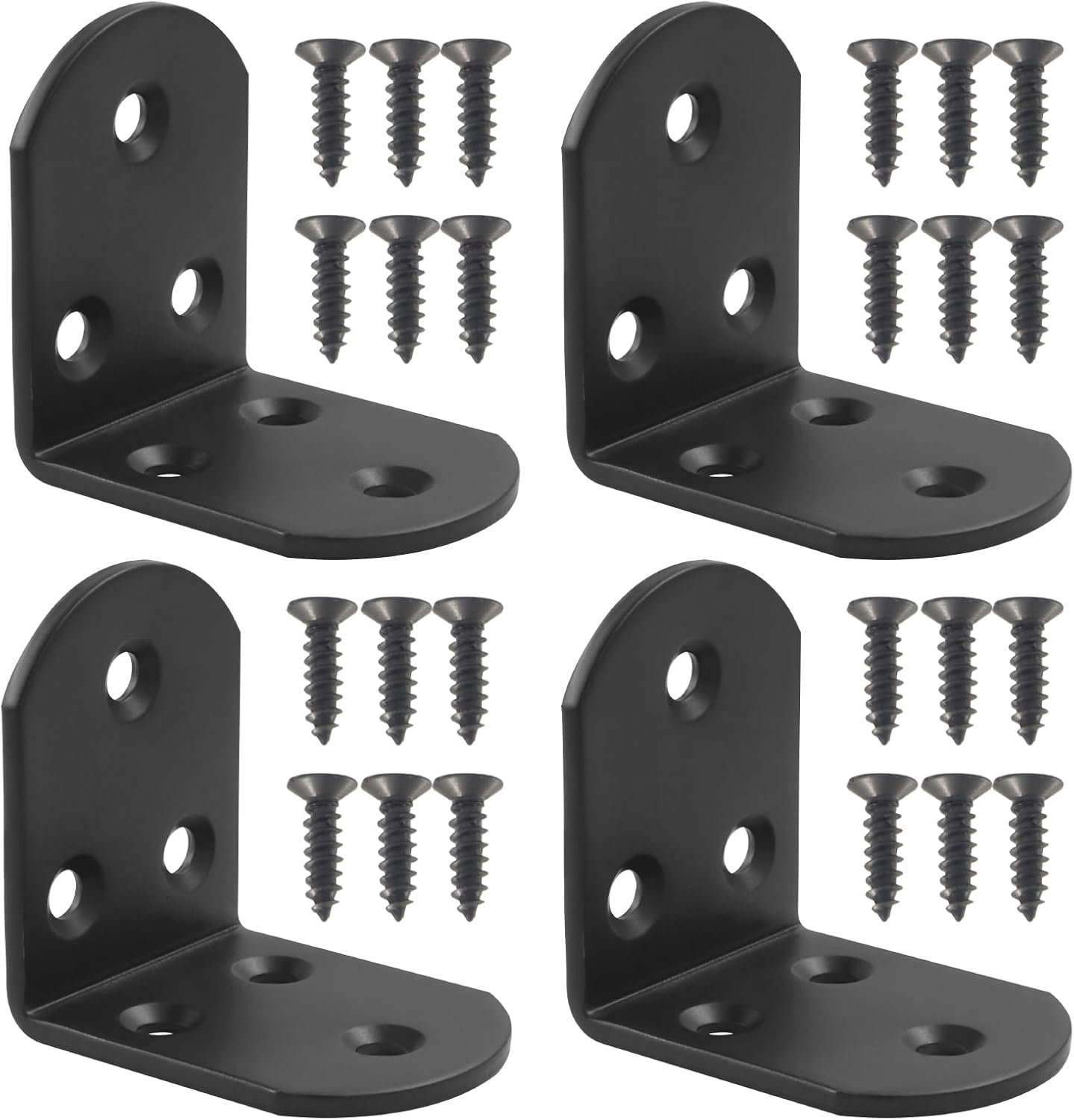 Heavy Duty Stainless Steel L Bracket 50mm, Black 1 Heavy Duty Stainless Steel L Bracket 50mm, Black