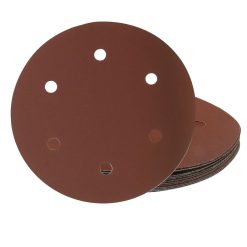 9 Inch 6 Hole Sanding Discs 180 Grit 15 Pack