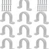 SCH 3/4 inch (25mm) PVC pipe clamps, pack of 10