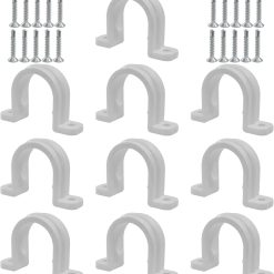 SCH 3/4 inch (25mm) PVC pipe clamps, pack of 10