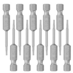 Hex Allen Wrench Drill Bit Set 1/16" 10pcs S2 Steel