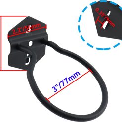 Alternative view of Pegboard power tool hook 3" loop 1.5" spacing 2 pack