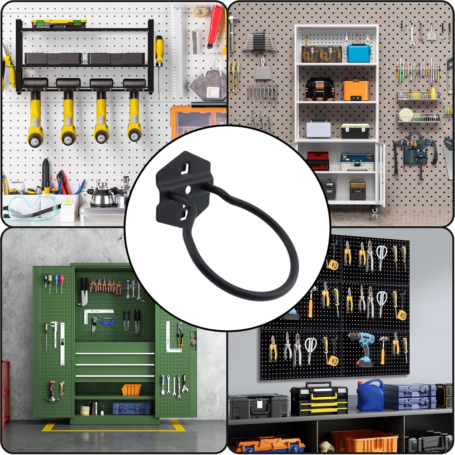 Pegboard power tool hook 3" loop 1.5" spacing 2 pack 6 Pegboard power tool hook 3" loop 1.5" spacing 2 pack - Image 6