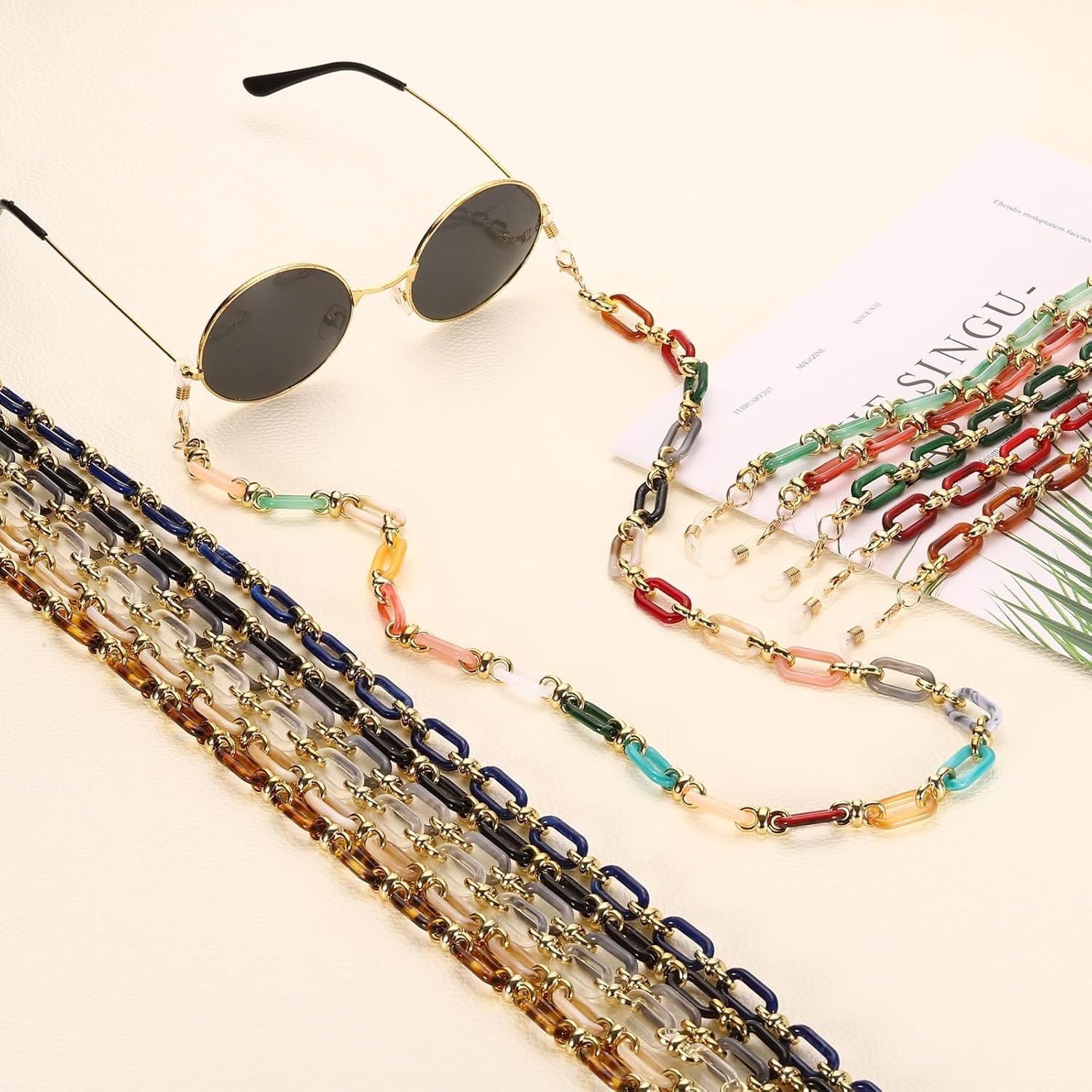 Acrylic Glasses Chain 74cm 4 Acrylic Glasses Chain 74cm - Image 4