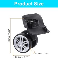 Alternative view of Suitcase Spinner Wheel Replacement Kit, 60mm Swivel