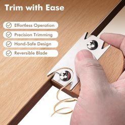Alternative view of Edge Banding Trimmer with Wooden Handle & 3 Blades