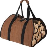 Waxed Canvas Firewood Carrier 38in x 18in
