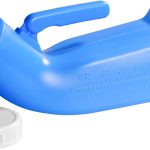 Male urinal bottle 1L with screw-on lid