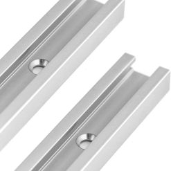 Aluminium T Track 12 Inch 2 Pack Double Cut Profile